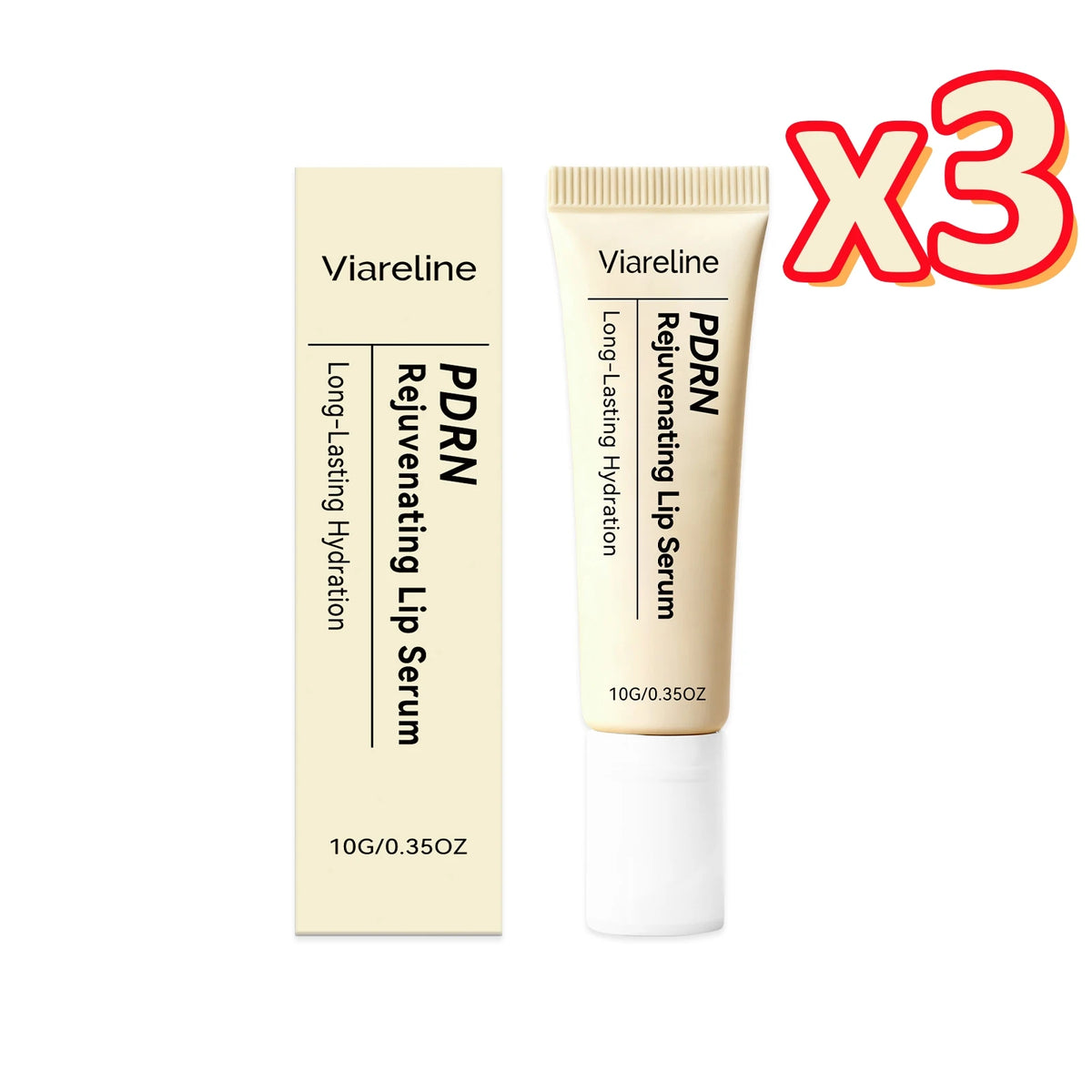 PDRN Rejuvenating Lip Serum Balm – Soften Rough, Dry & Chapped Lips | Daily Plumping, Nourishing Repair & Makeup Base Lip Cream