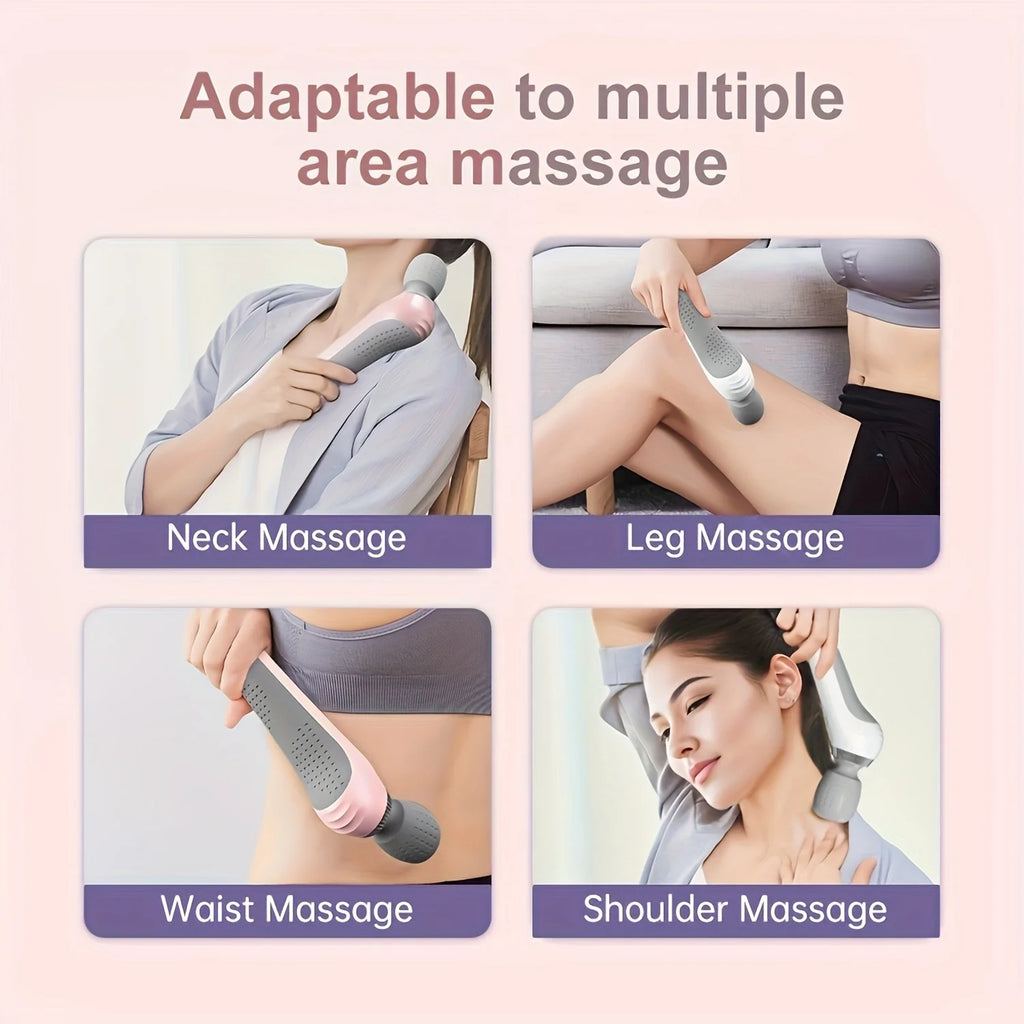 Tragbares elektrisches Körpermassagegerät – Handmassagegerät mit USB-Aufladung für Zuhause & Büro | Ideales Geschenk zum Valentinstag