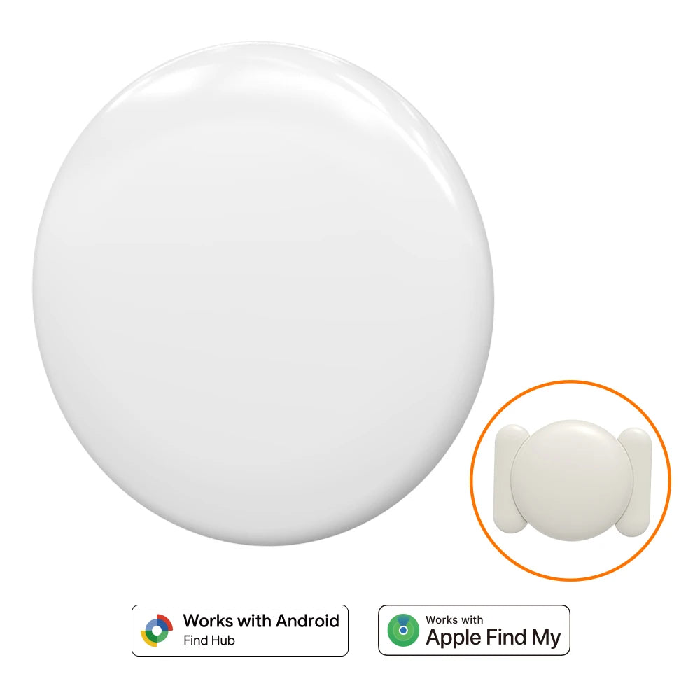 Kompatibler Tracker für Apple Find My & Google Find My Device – Starker magnetischer, wasserdichter Anti-Verlust-Sucher | 1er/4er-Pack Smart Tag für iOS & Android