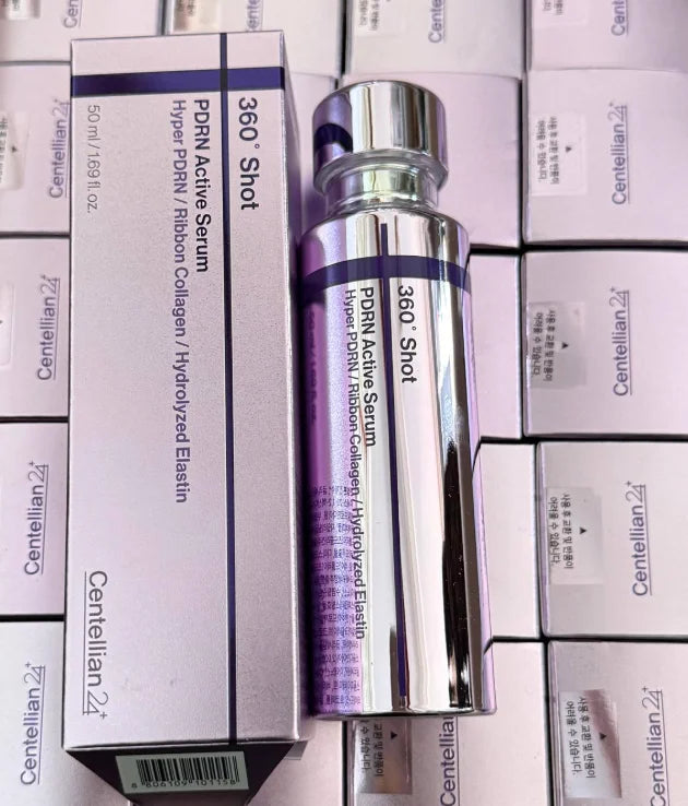 Centellian24 360° Shot PDRN Active Serum – Esencia con Hyper PDRN, colágeno de cinta y elastina hidrolizada para la reducción de líneas de expresión