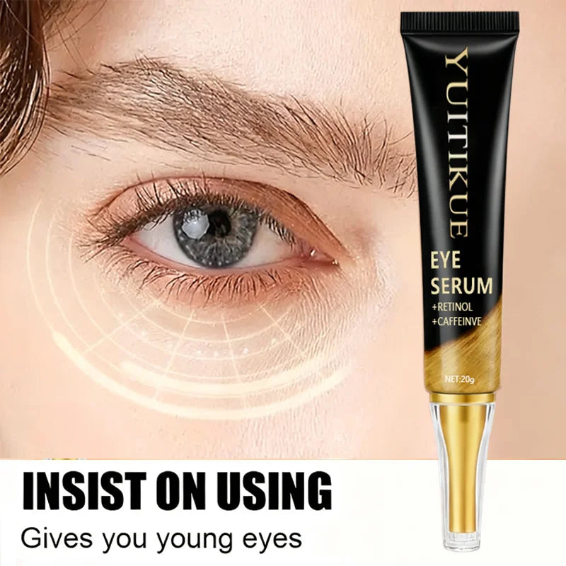 Crema de ojos con cafeína: reafirmante, tensora y descongestionante de acción rápida para una mirada más iluminada | Día y noche