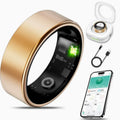 Anillo inteligente 2026 con llamadas Bluetooth – Monitor de frecuencia cardíaca y presión arterial, resistente al agua 5 ATM | Anillo de salud compatible con Xiaomi para hombres y mujeres | Regalo