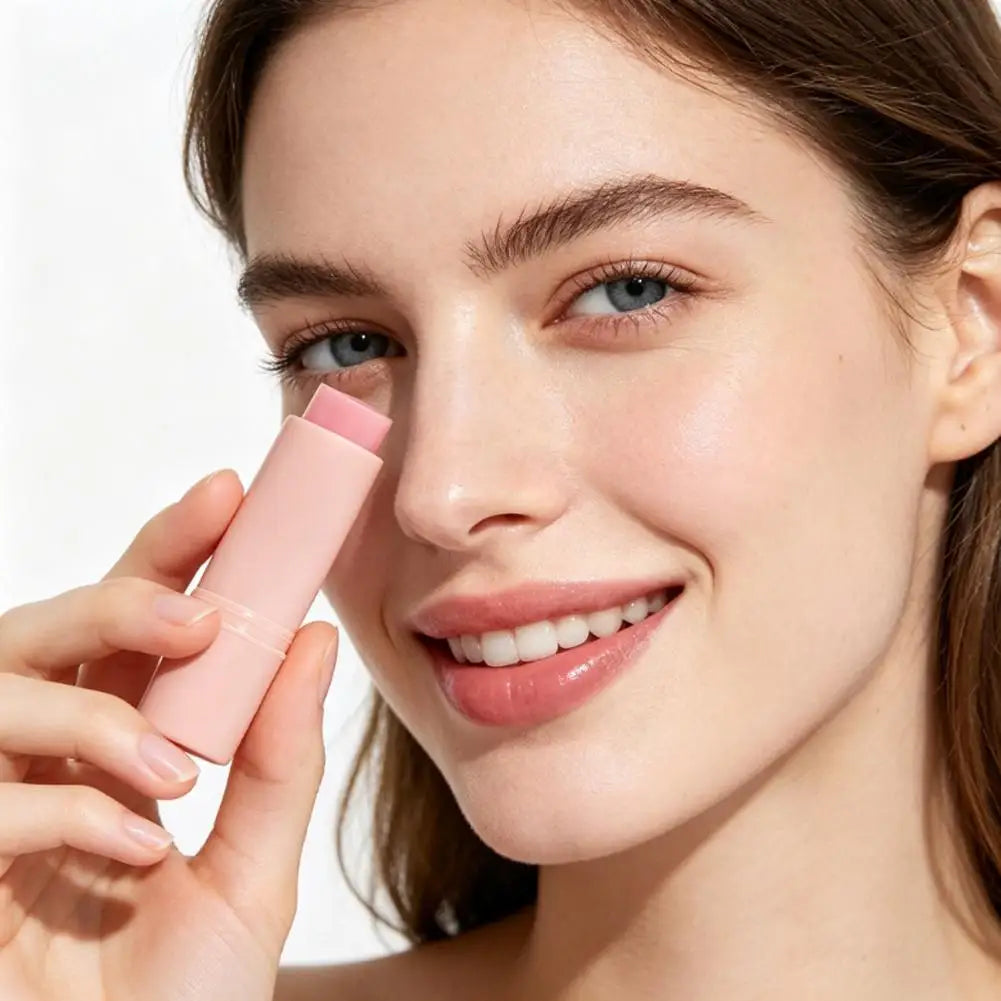 PDRN Pink Collagen Volume Multi Balm Stick – NAD+ feuchtigkeitsspendende Faltenpflege für Gesicht, Augenpartie & Lippen, straffend gegen feine Linien