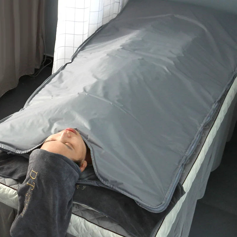Couverture de sauna à infrarouge lointain à l'argousier – Couverture de sudation complète pour bain de vapeur acide | Sauna domestique de qualité professionnelle pour soins de la peau et sudation