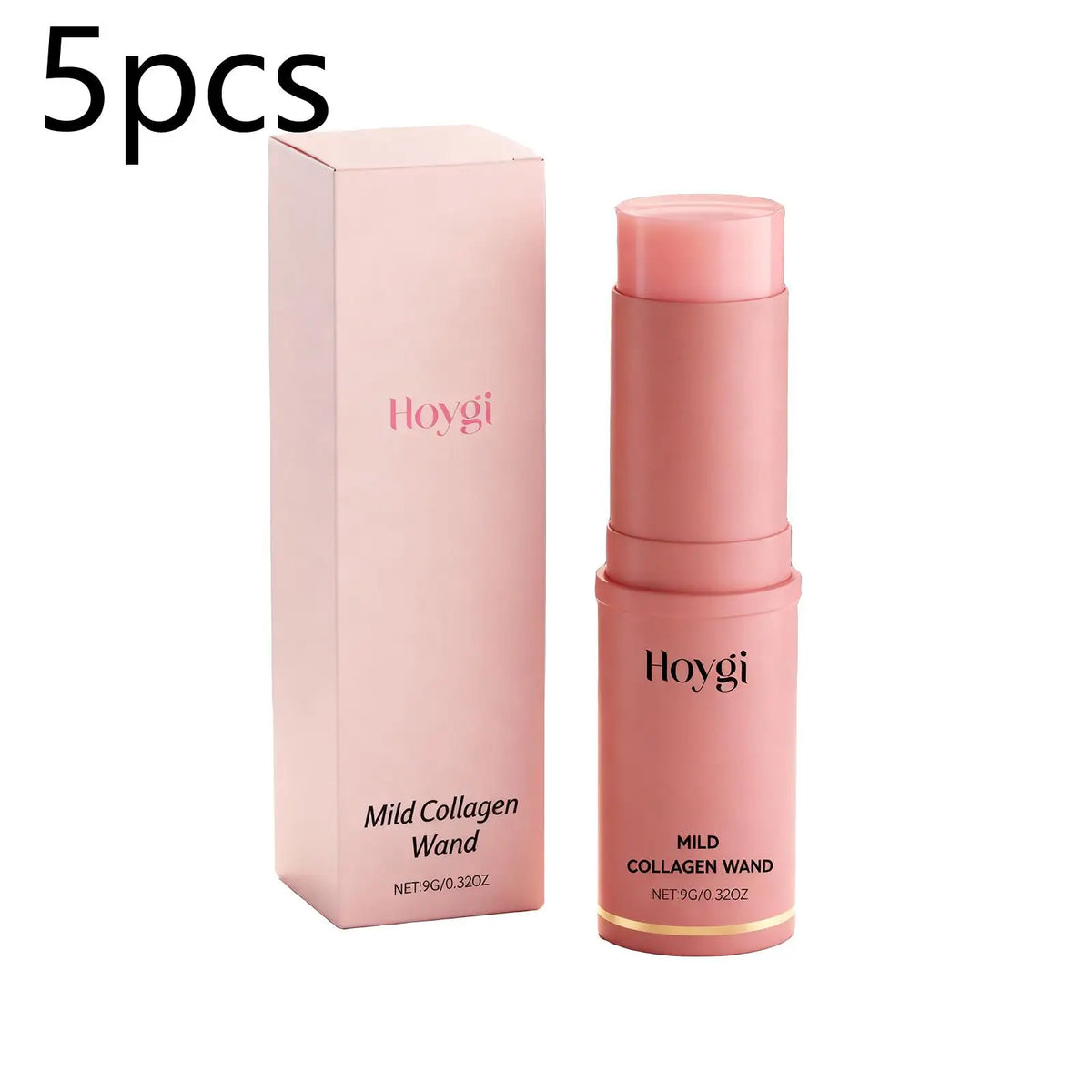Bálsamo hidratante en barra con colágeno (rosa) – Cuidado facial hidratante intensivo multifuncional y base de maquillaje coreana