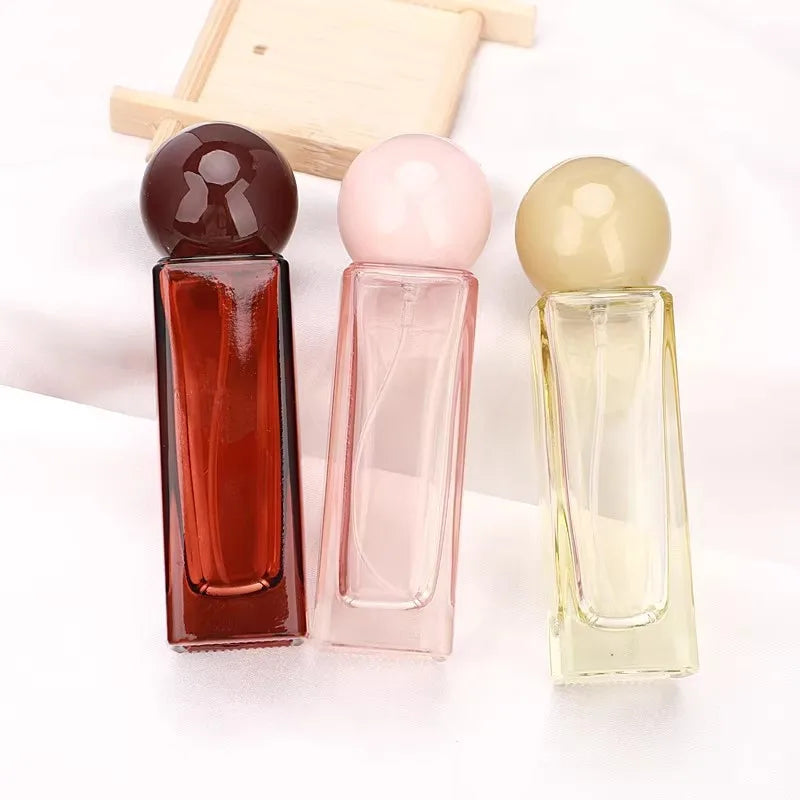 Empty Square Glass Perfume Spray Bottles – 30ml Refillable Fine Mist Atomizer (10-Pack)