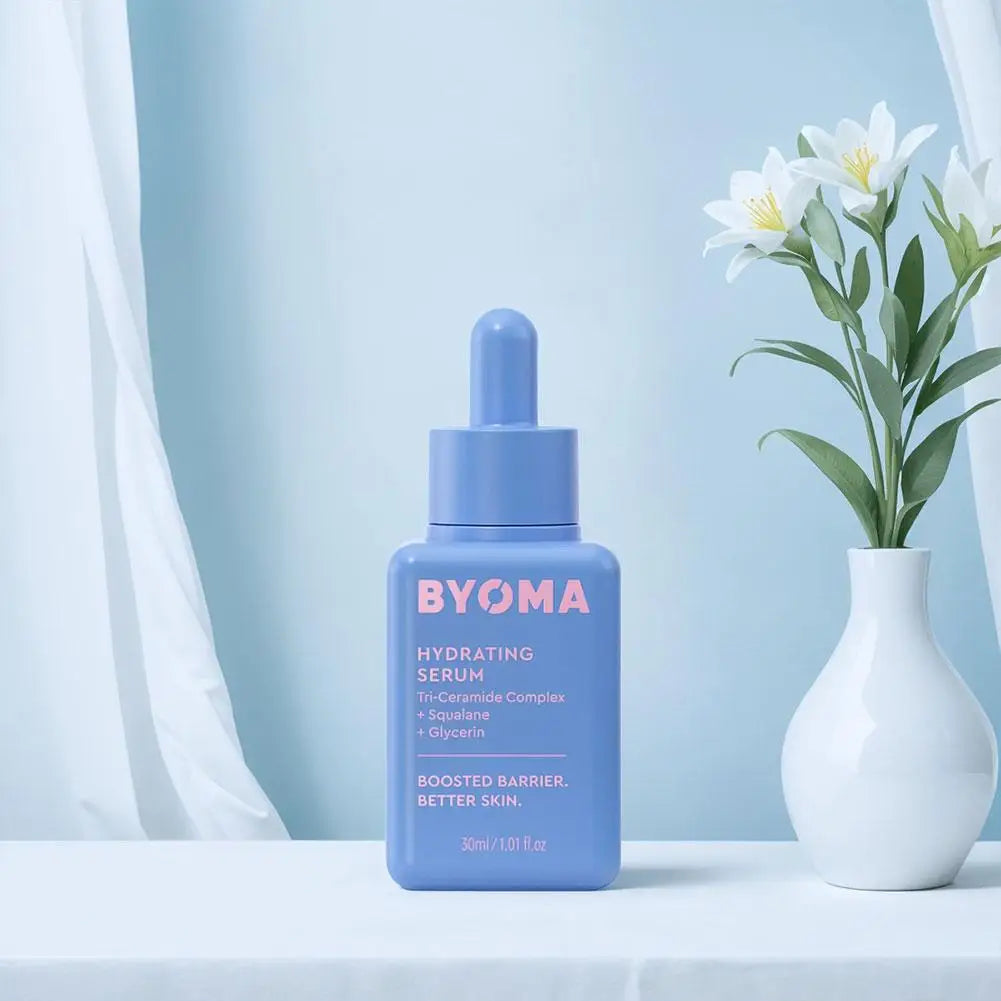 BYOMA Phyto-Mucin Glow Serum – Huile pour le visage luxueuse au complexe tri-céramide et peptides pour une hydratation intense et la réparation de la barrière cutanée