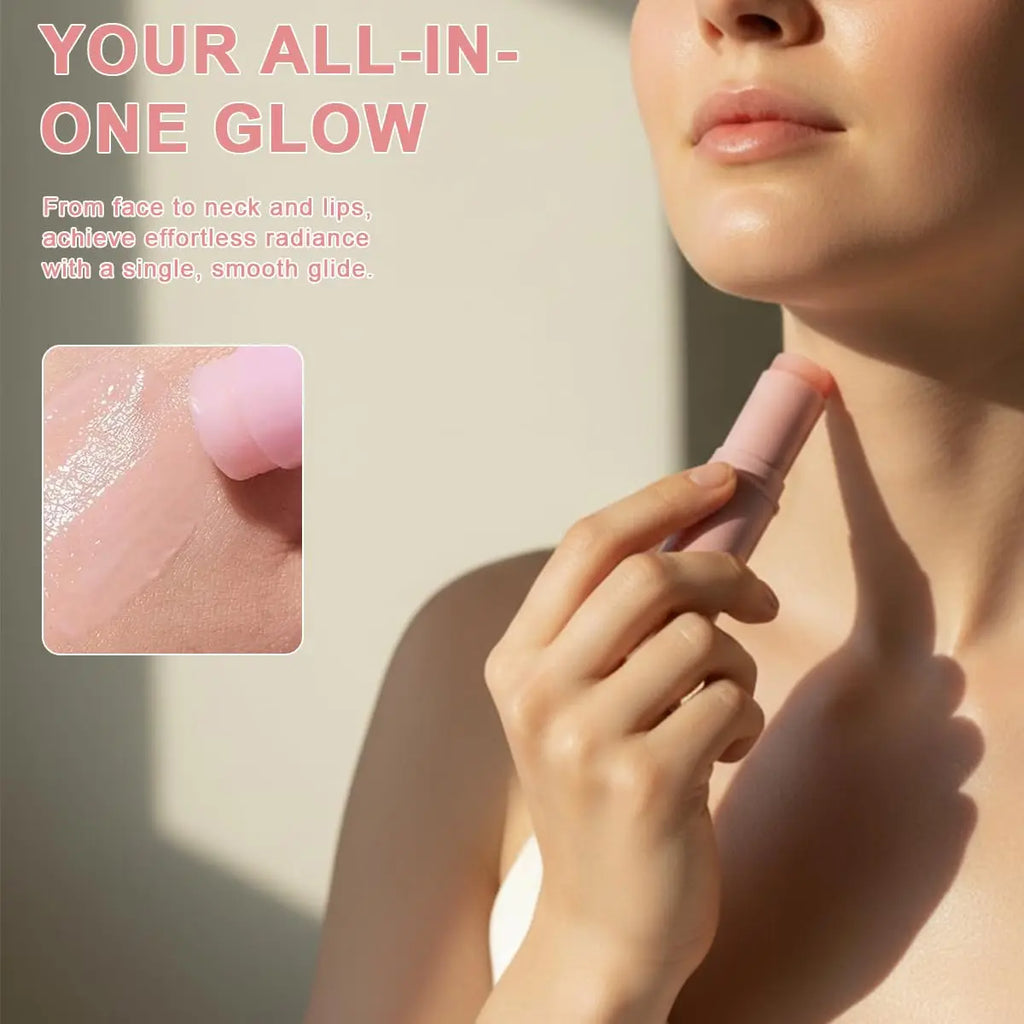 PDRN Pink Collagen Multi Balm Stick – Bálsamo coreano hidratante, reafirmante y luminoso para rostro, cuello, ojos y labios
