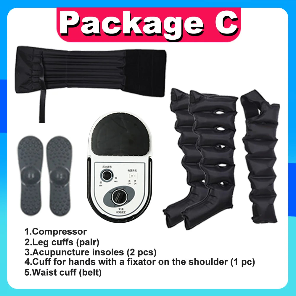 Thigh Air Compression Massager – Promotes Blood Circulation & Supports Varicose Vein Relief | Leg Massager Machine