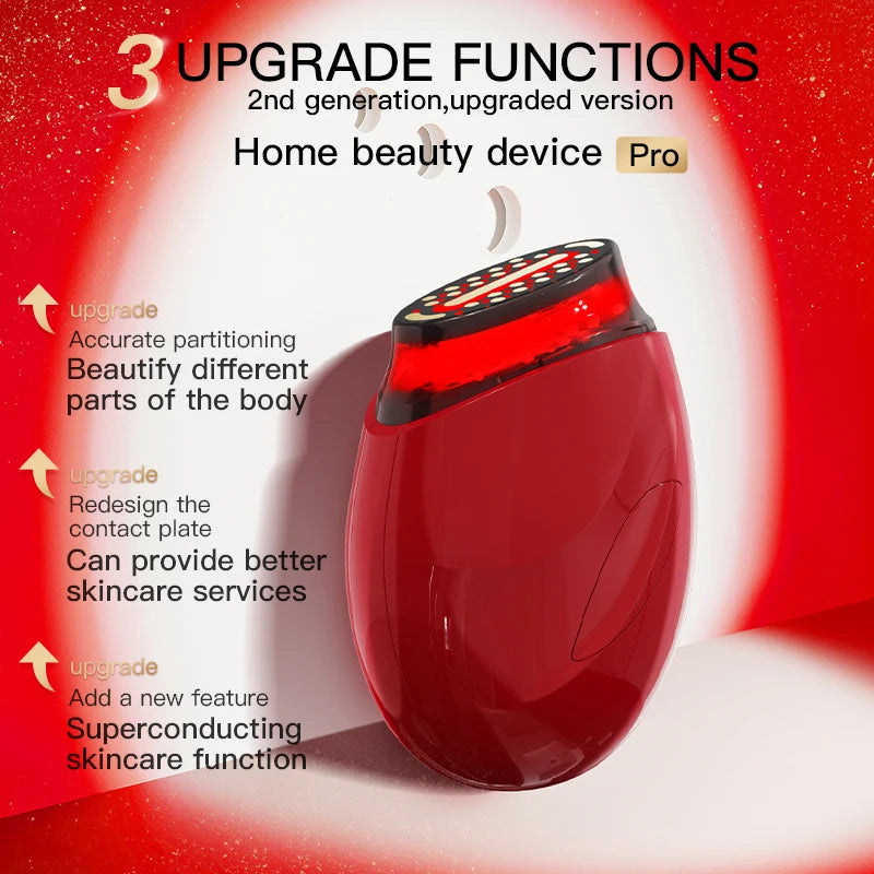 3-in-1 Multifunktionales Hautpflege- & Beauty-Gerät – Gesichtsmassagegerät für Zuhause zur umfassenden Hautpflege & als ideales Geschenk
