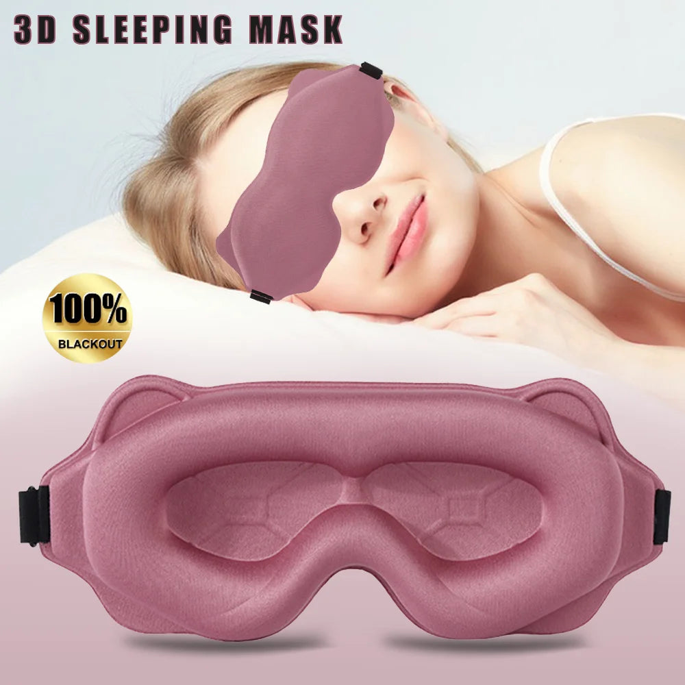 3D-Schlafmaske – Vollständige Verdunkelung & ultra-bequeme Augenabdeckung