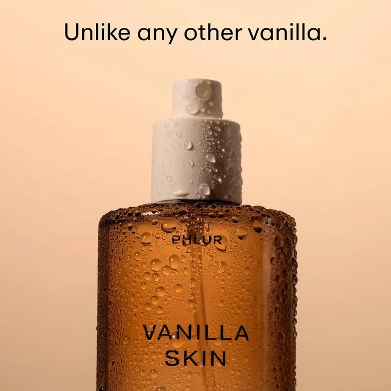 Phlur Vanilla Skin – Brume parfumée pour cheveux et corps (240 ml / 8,1 fl oz) | Spray au parfum de vanille chaude