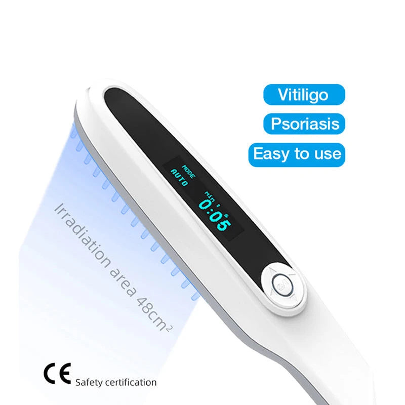 311nm UVB-Schmalband-Phototherapie-Lampe – UV-Licht-Behandlungsgerät für Vitiligo, Psoriasis & Ekzeme