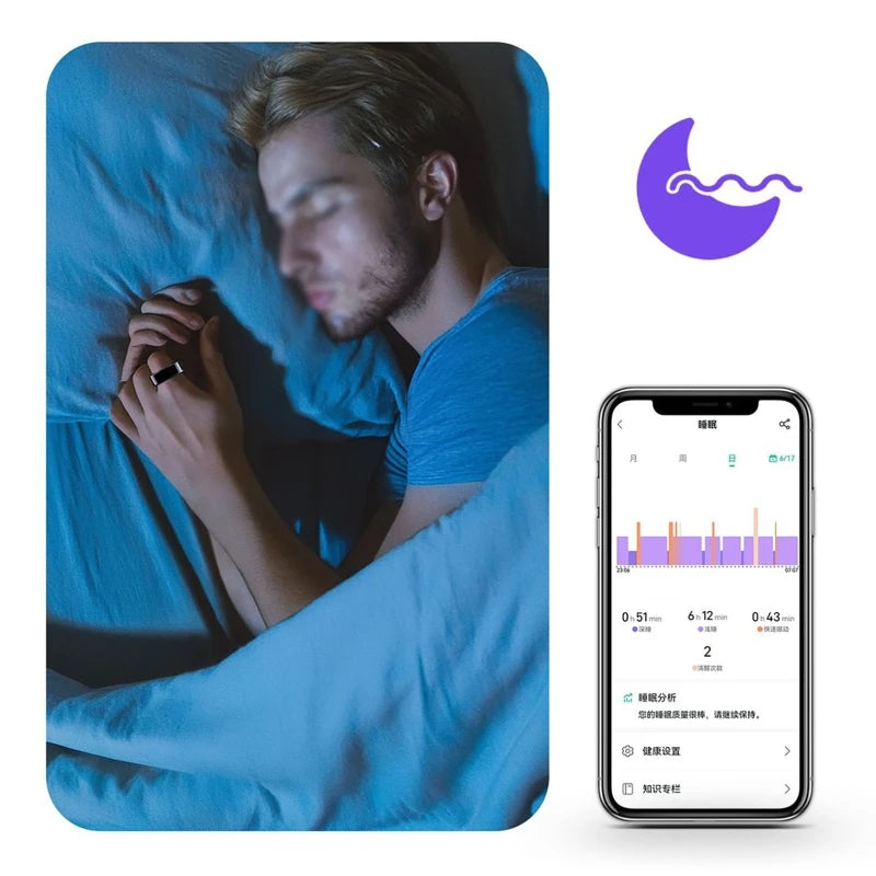 Anillo inteligente 2026 con llamadas Bluetooth – Monitor de frecuencia cardíaca y presión arterial, resistente al agua 5 ATM | Anillo de salud compatible con Xiaomi para hombres y mujeres | Regalo