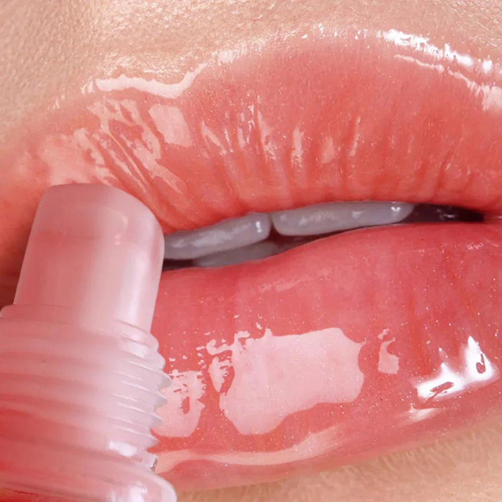 مجموعة ملمع شفاه بالفواكه مكونة من 6 قطع - جل زيت مرطب ومكثف للشفاه للحصول على شفاه لامعة ورطبة | هدية مثالية للنساء