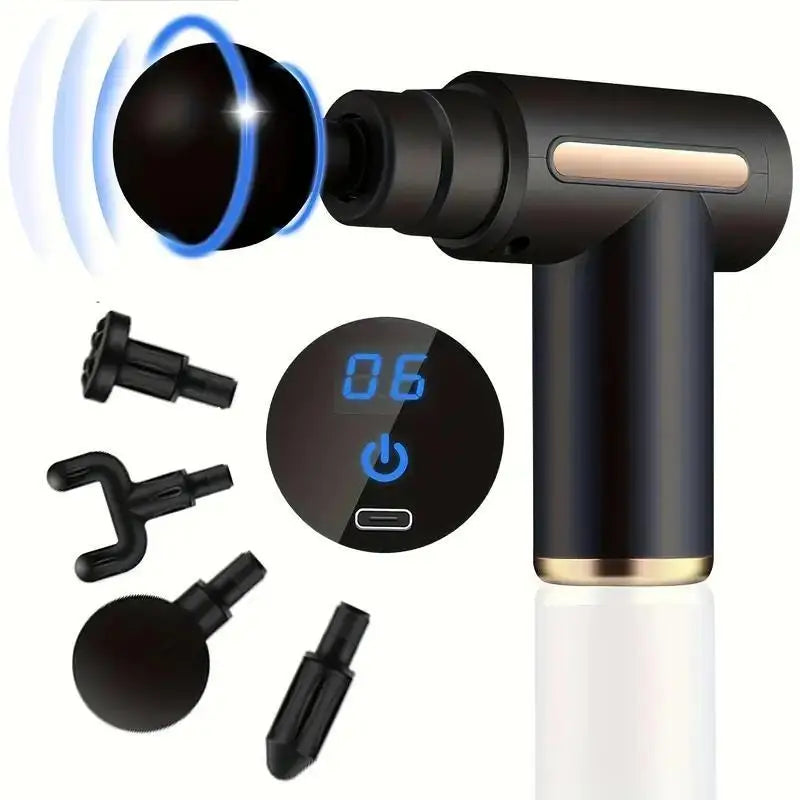Pistolet de massage musculaire professionnel à 99 vitesses – Appareil de massage par percussion ultra-précis pour la récupération physique du cou, du dos et du corps entier