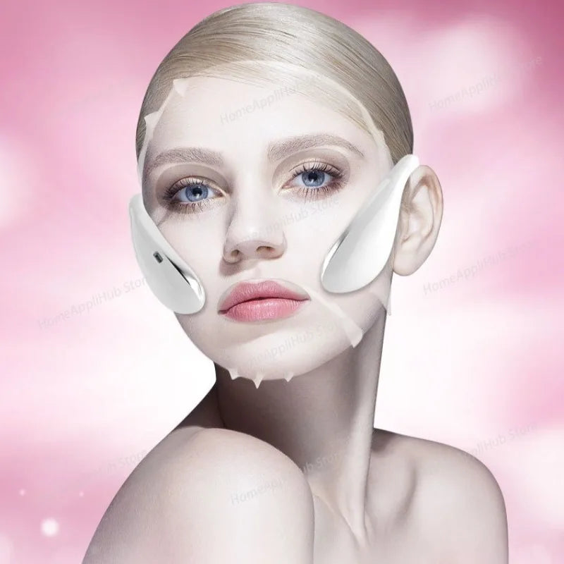 V-Shape Facial Lifting & Skin Tightening Massager – Microcurrent Beauty Device for Face Contouring, Firming & Sculpting