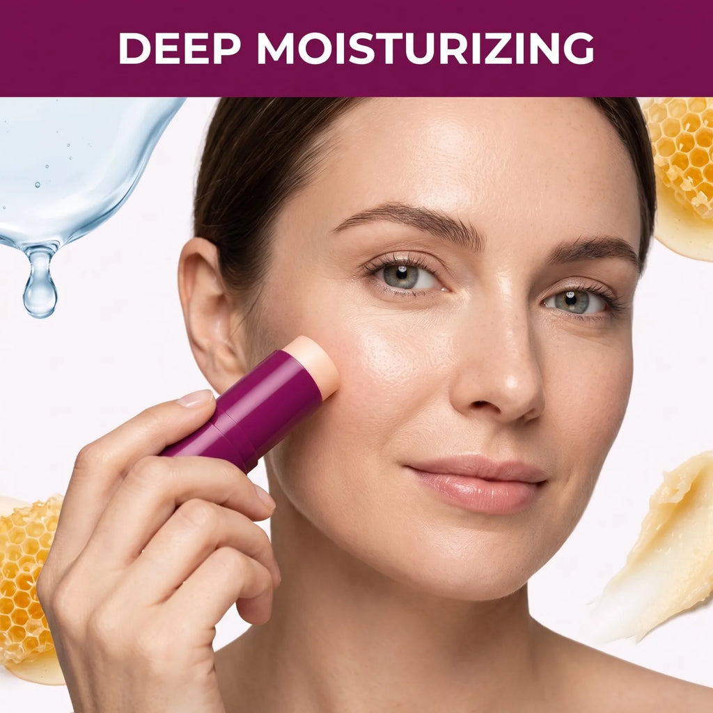PDRN Pink Collagen Multi Balm Stick Set – 5 % PDRN feuchtigkeitsspendender, straffender & aufhellender Hautpflege-Stick für unterwegs gegen feine Linien