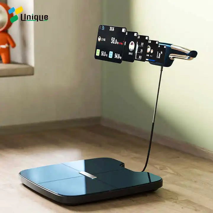 Báscula inteligente: apta para FSA y HSA, analizador de composición corporal de 8 electrodos | 50 métricas: peso, grasa corporal, IMC y masa muscular | Báscula de baño digital