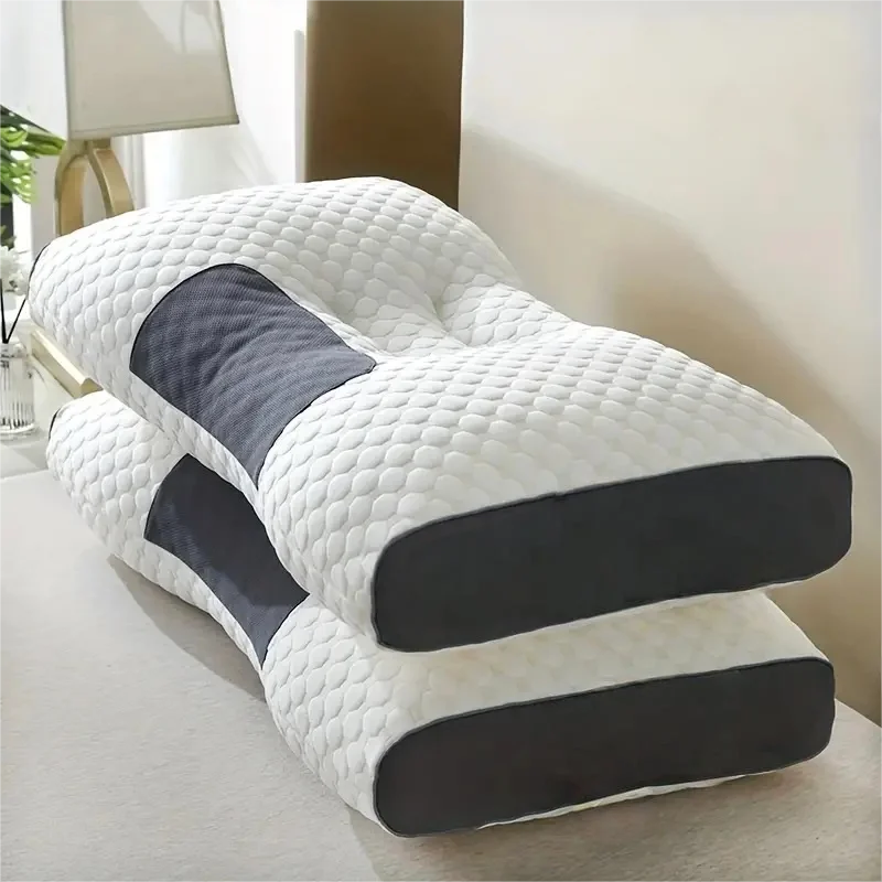 2er-Set ergonomische Nackenkissen – orthopädische Stütze & ganzjähriger Schlafkomfort