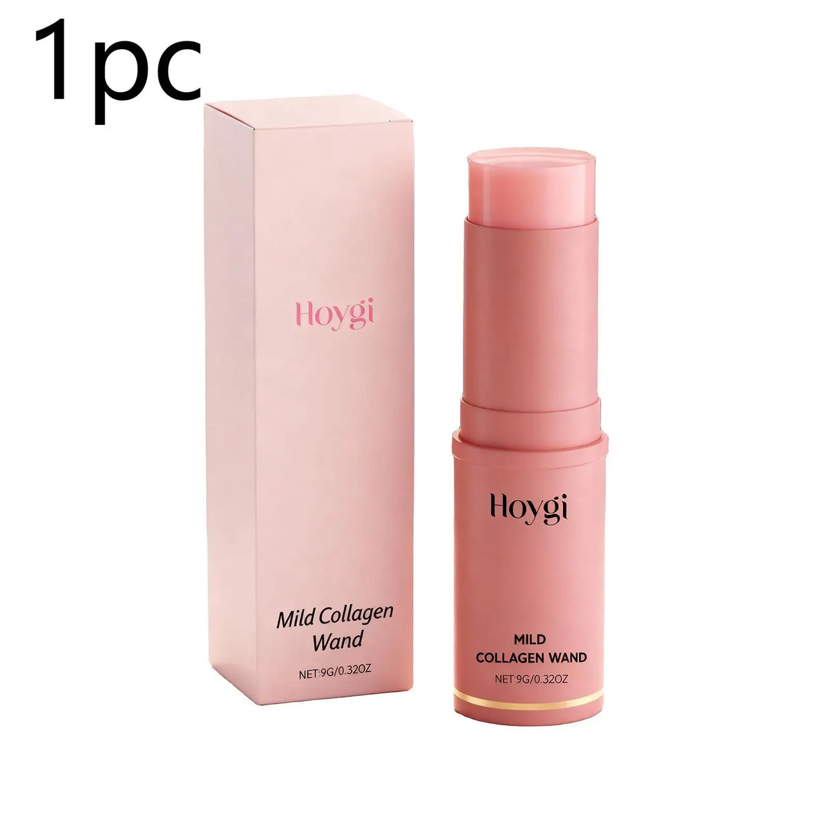 Bálsamo hidratante en barra con colágeno (rosa) – Cuidado facial hidratante intensivo multifuncional y base de maquillaje coreana