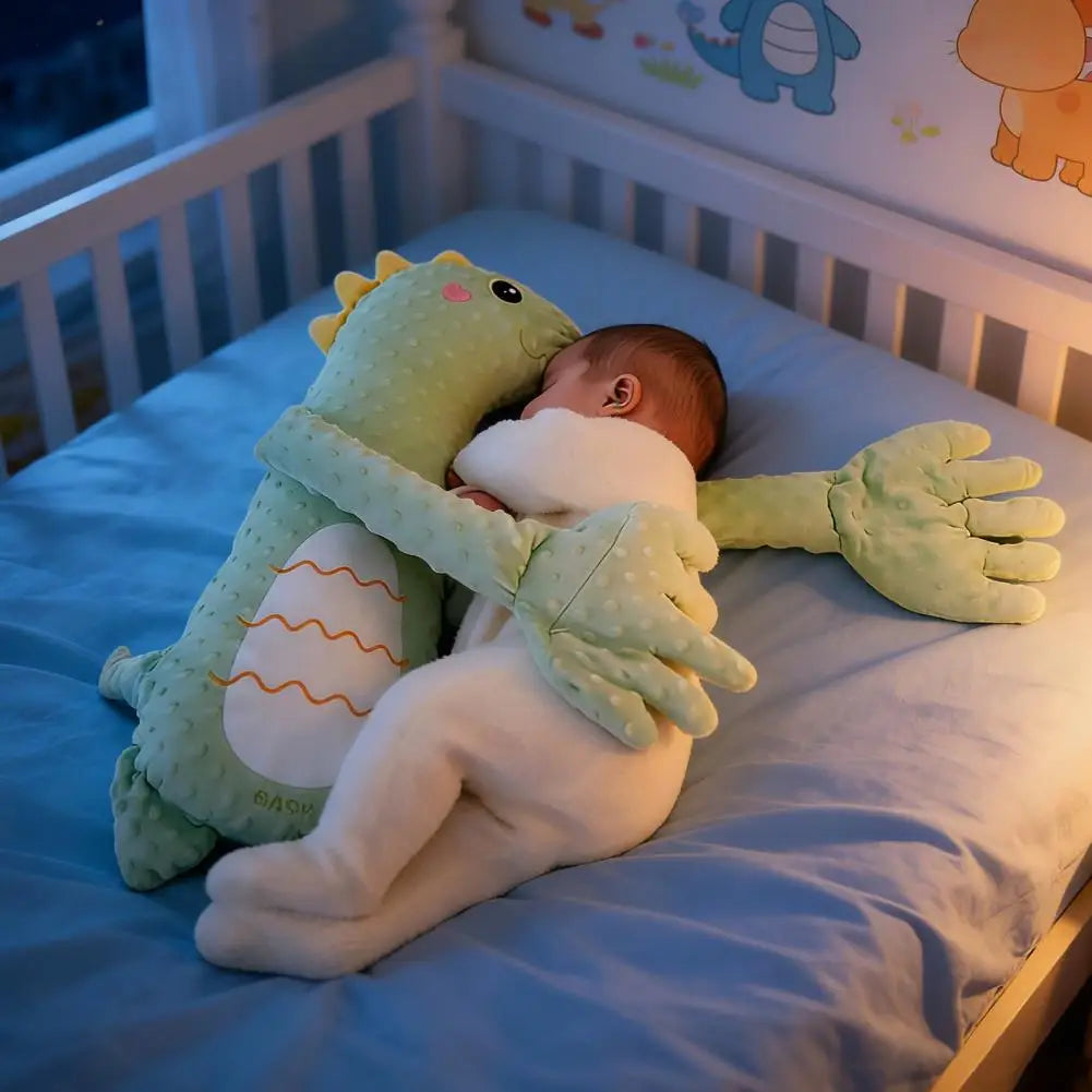 Baby Soothing Sleep Pillow with Adjustable Patting Modes – Soft Plush Cuddle Buddy | Nursery Bedtime Soother & Patting Pillow for Infants