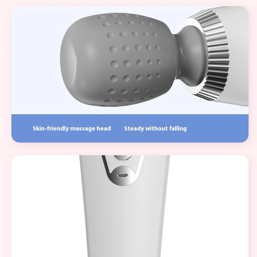 Tragbares elektrisches Körpermassagegerät – Handmassagegerät mit USB-Aufladung für Zuhause & Büro | Ideales Geschenk zum Valentinstag