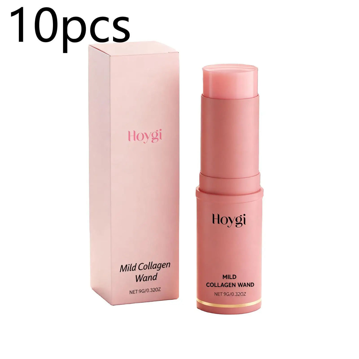 Bálsamo hidratante en barra con colágeno (rosa) – Cuidado facial hidratante intensivo multifuncional y base de maquillaje coreana