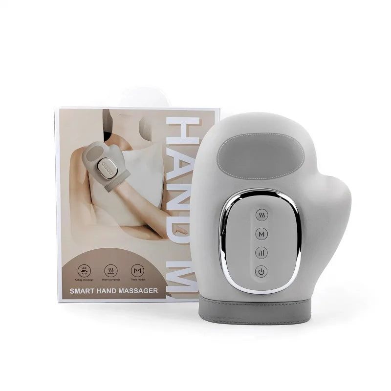 Masajeador de manos con compresión de bolsa de aire y vibración – Guante de masaje para dedos, muñeca y palma para relajación muscular | Gran idea de regalo