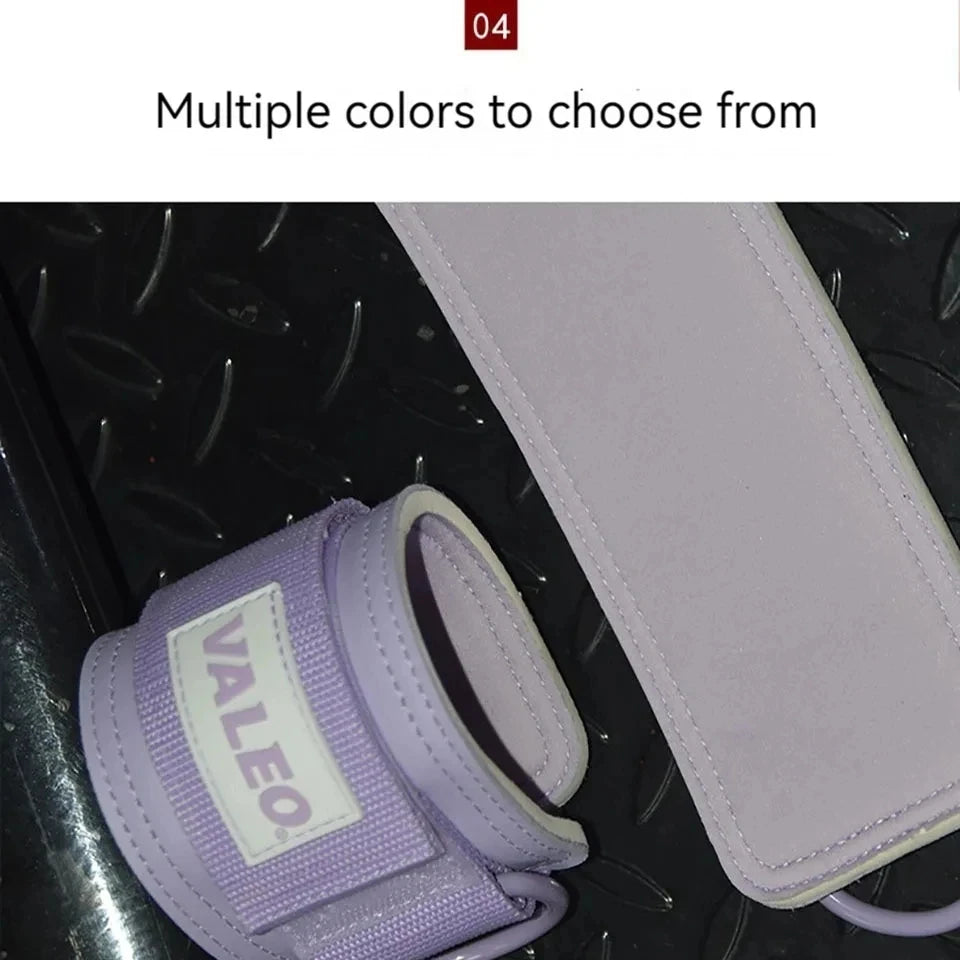 Juego de bandas de resistencia LOOGDEEL con correas para tobillos – Tobilleras con peso y soporte de entrenamiento para piernas, acolchados y ajustables, para máquinas de cable, yoga y deporte