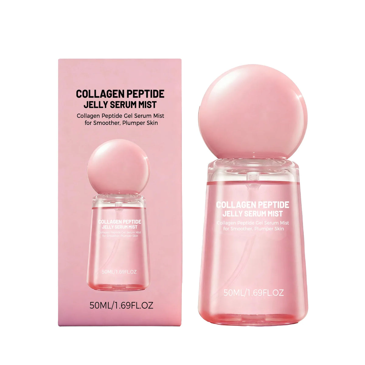 Set de Bruma en Gel de Colágeno y Péptidos con Caviar PDRN – Hidratación instantánea, firmeza y brillo radiante antienvejecimiento | Tecnología de gel a bruma | Ideal para viaje y regalo