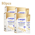 Mascarilla facial nocturna de colágeno SADOER (80 unidades) – Tratamiento de cuidado de la piel hidratante, reafirmante e iluminador para toda la noche