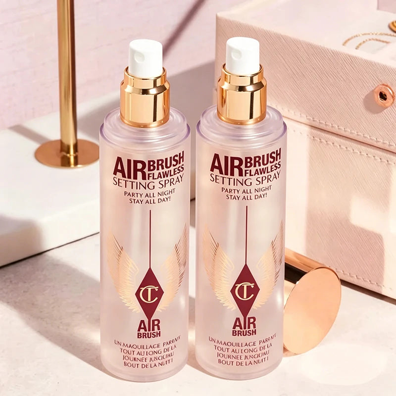 High-Gloss Make-up Setting-Spray-Puder – Aufhellender, fixierender und strahlungsverstärkender Gesichtsnebel für alle Hauttypen