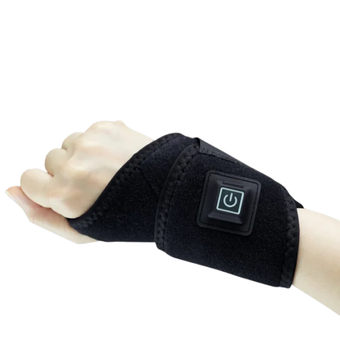 Protège-poignet chauffant et attelle de maintien – Thérapie par chaleur électrique USB, bracelet de sport respirant pour massage des mains et soin des articulations