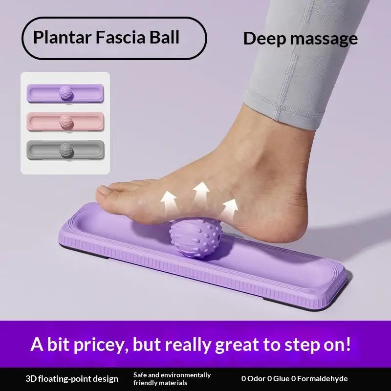 Rouleau de massage des pieds avec points d'acupression – Outil portable de soulagement musculaire profond et de soin des pieds pour la fatigue quotidienne, la fasciite plantaire et la récupération après le yoga