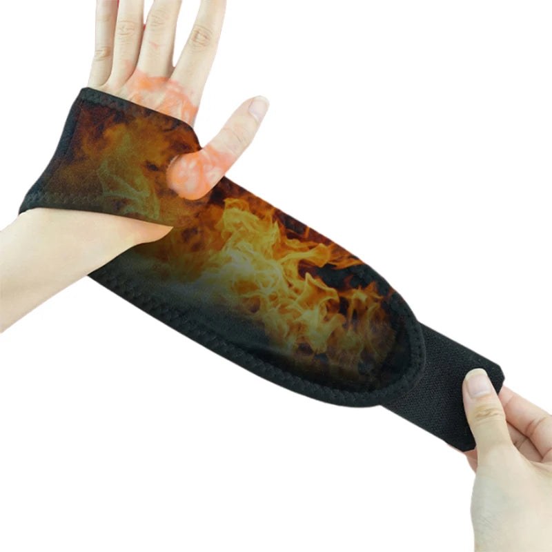 Protège-poignet chauffant et attelle de maintien – Thérapie par chaleur électrique USB, bracelet de sport respirant pour massage des mains et soin des articulations