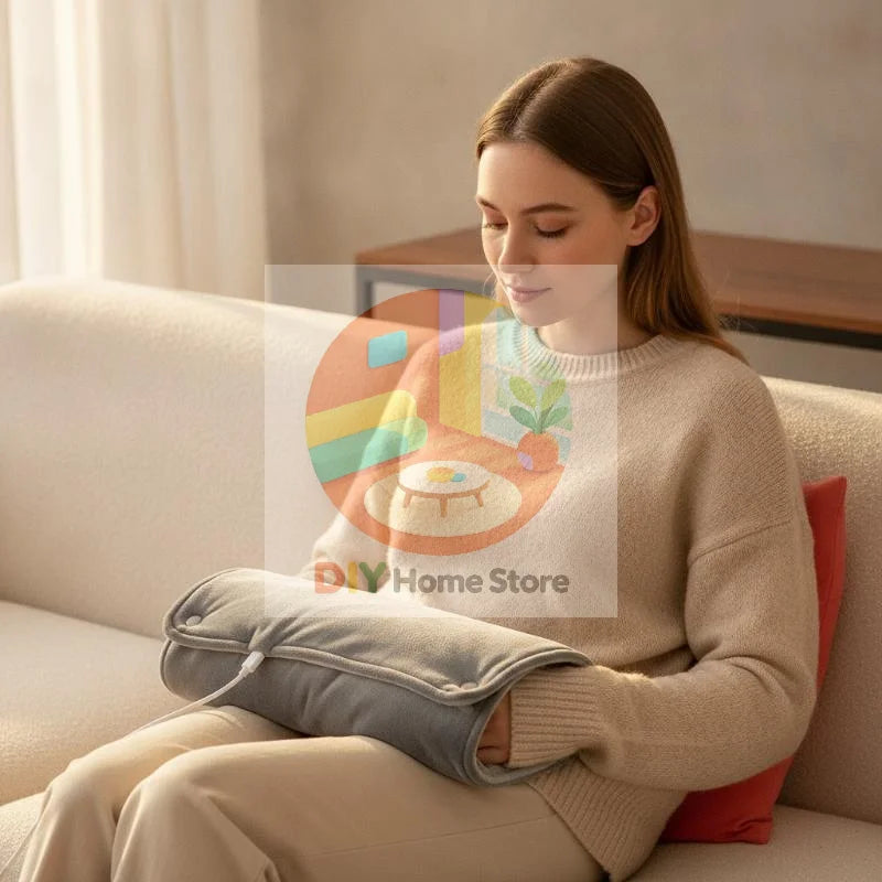 Calentador de manos termostático USB – Funda térmica multifuncional de terciopelo suave para manos, piernas y hombros | Calentador para el hogar y la oficina para climas fríos