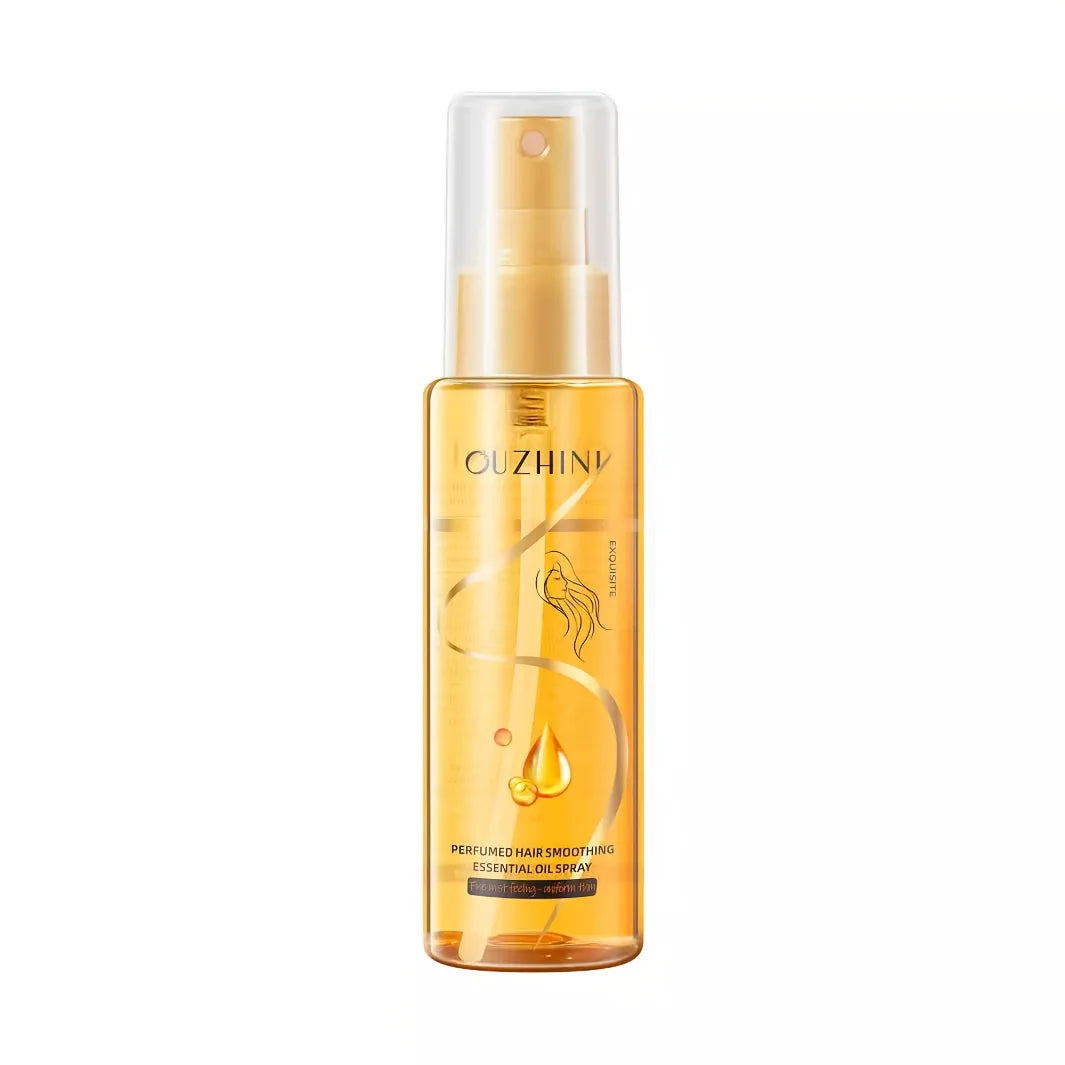 Spray de aceite esencial para el cuidado del cabello con fragancia: acondicionador suavizante anti-frizz, perfume para el cabello hidratante, nutritivo y de larga duración (100 ml)