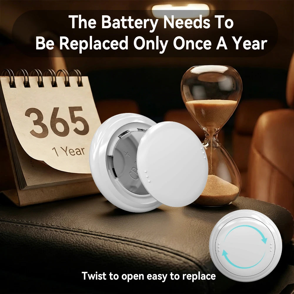 Kompatibler Tracker für Apple Find My & Google Find My Device – Starker magnetischer, wasserdichter Anti-Verlust-Sucher | 1er/4er-Pack Smart Tag für iOS & Android