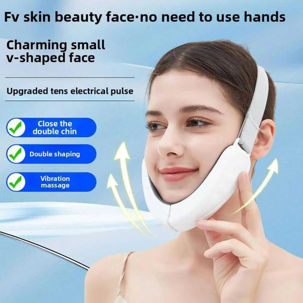 V-Line Face Lifting Massager – Microcurrent Pulse Double Chin Reducer & Facial Slimming, Tightening Beauty Device