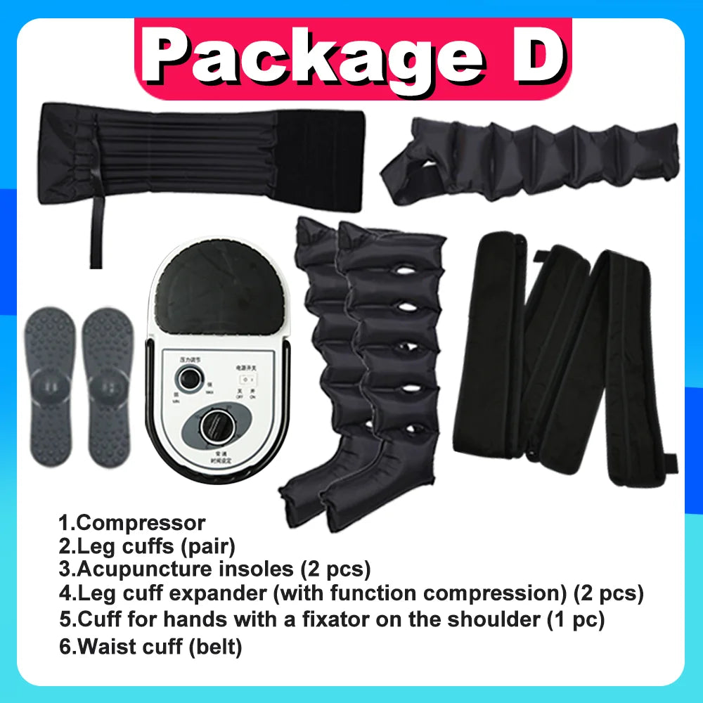 Thigh Air Compression Massager – Promotes Blood Circulation & Supports Varicose Vein Relief | Leg Massager Machine