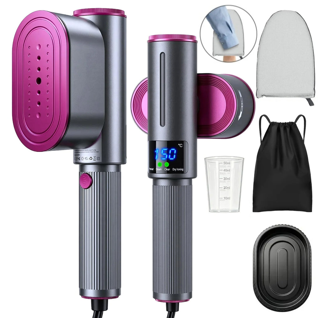 Vaporizador de prendas portátil: calentamiento rápido, vaporizador de telas ideal para viajes