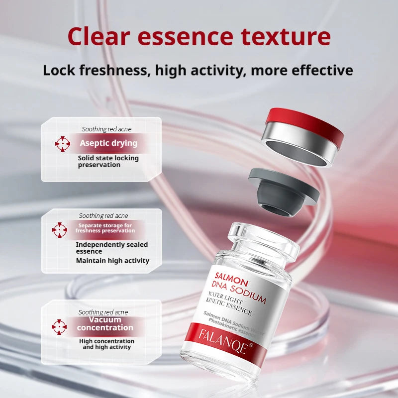 Salmon DNA Sodium PDRN Collagen Facial Serum – Whitening, Firming & Elasticity Skin Renewal & Repair | Korean Beauty (10pcs/pack)