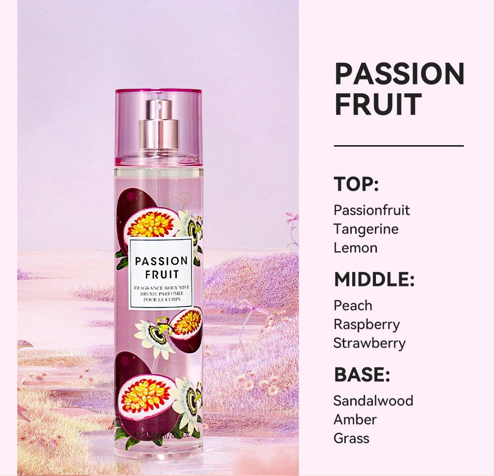 Brume parfumée florale pour le corps et les cheveux – Parfum frais longue durée pour un usage quotidien (236 ml)
