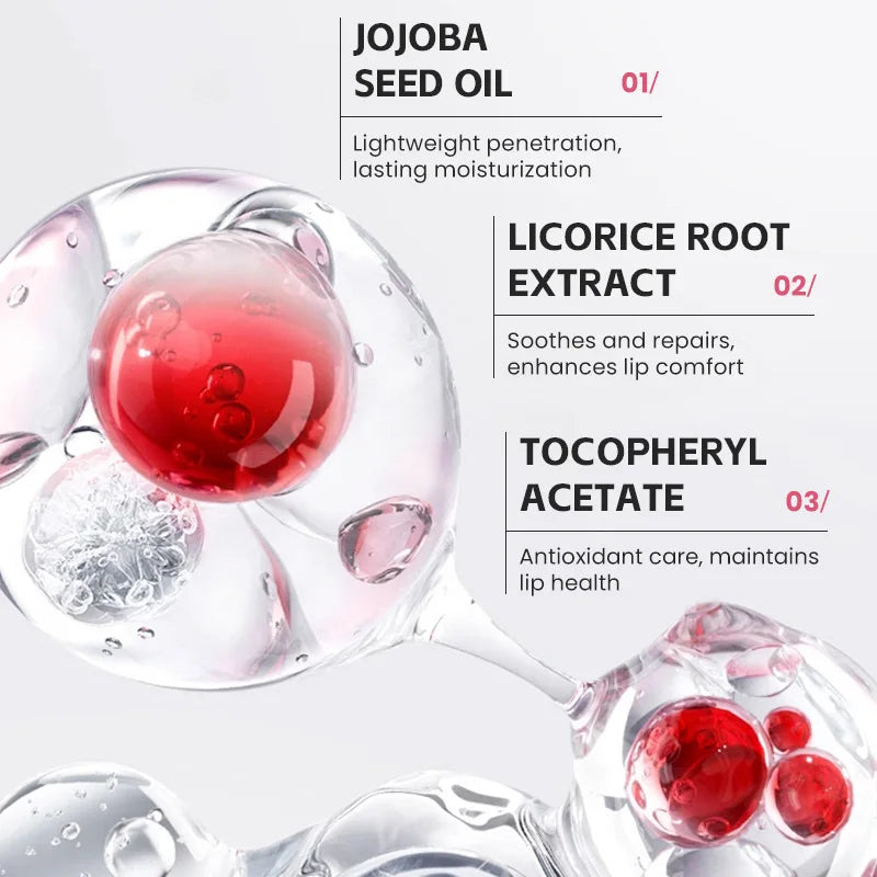 Instant Plumping Lip Essence Oil – Langanhaltendes, feuchtigkeitsspendendes Lip-Plumper-Gloss für Elastizität, pflegende Wirkung und sexy, vollere Lippen