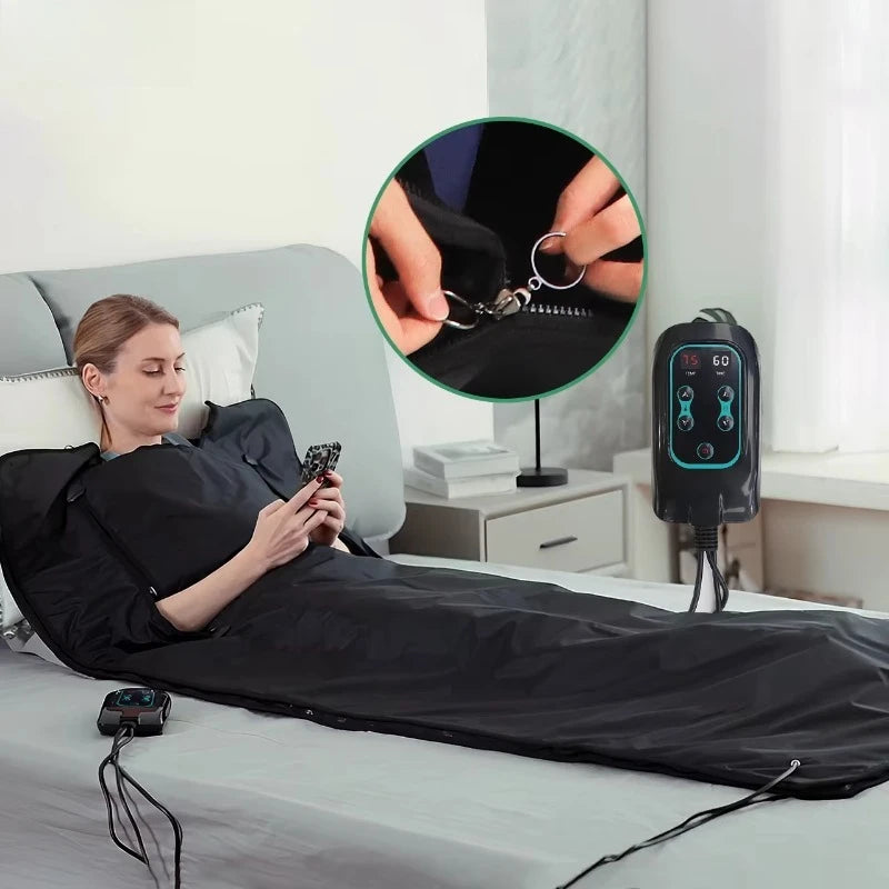 Infrarot-Saunadecke – Infrarot-Wärmetherapie für den ganzen Körper für zu Hause | US- & EU-kompatibel