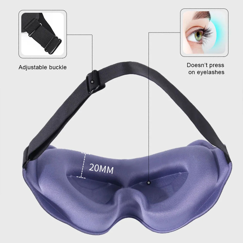3D-Schlafmaske – Vollständige Verdunkelung & ultra-bequeme Augenabdeckung