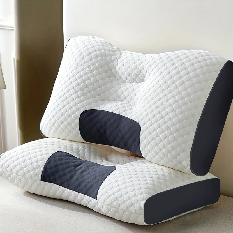 2er-Set ergonomische Nackenkissen – orthopädische Stütze & ganzjähriger Schlafkomfort