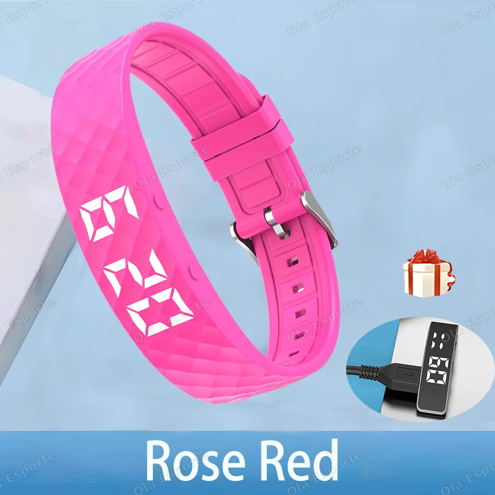 HT30 Vibrationsalarm-Armbanduhr – Lautloser Vibrationswecker, Smart-Armband für Tiefschläfer | Verstellbares Wearable-Armband für Damen & Herren