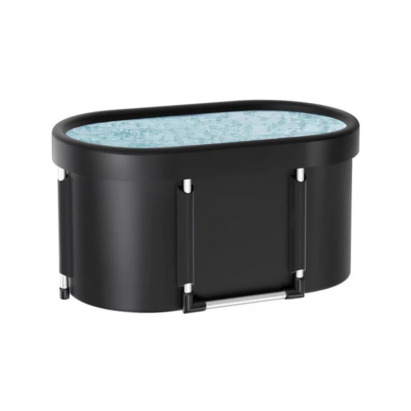 Tragbare, faltbare Sport-Erholungs-Badewanne – Neue Eisbad-Kältetherapie-Wanne für Athleten | Kaltwasser-Tauchbecken für die Ganzkörper-Immersion im Liegen